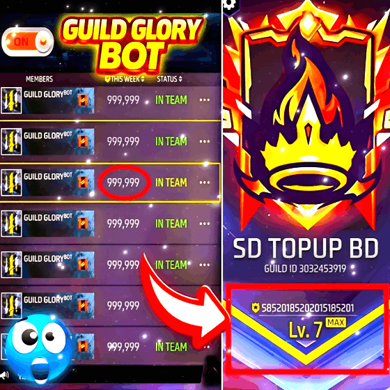 FREE FIRE GUILD GLORY BOT